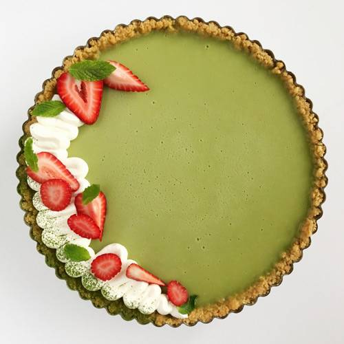RED, WHITE AND GREEN TART