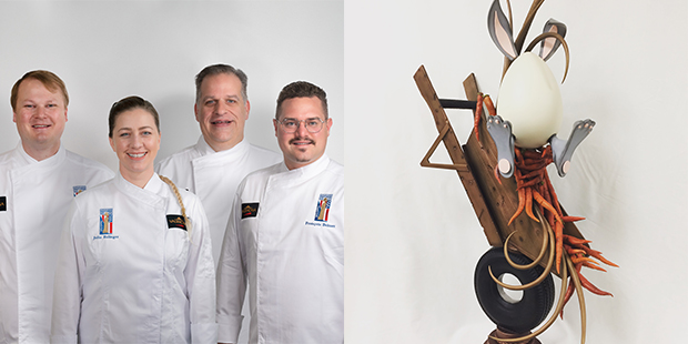 CHOCOLATE SHOWPIECE & ENTREMET WITH 2023 PASTRY TEAM USA
