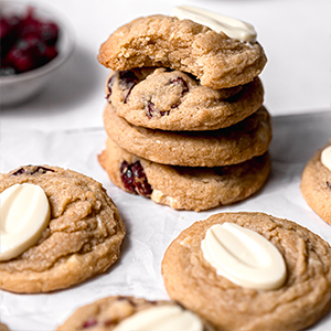 WHITE CHOCOLATE CRANBERRY COOKIES