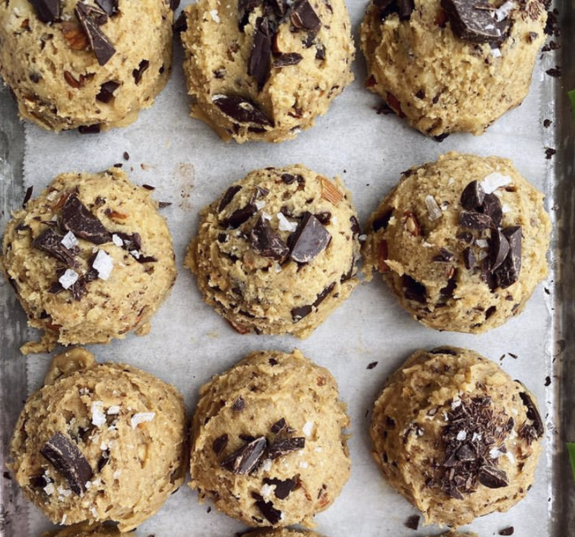 Molly Yeh Marzipan Chocolate Chip Cookies
