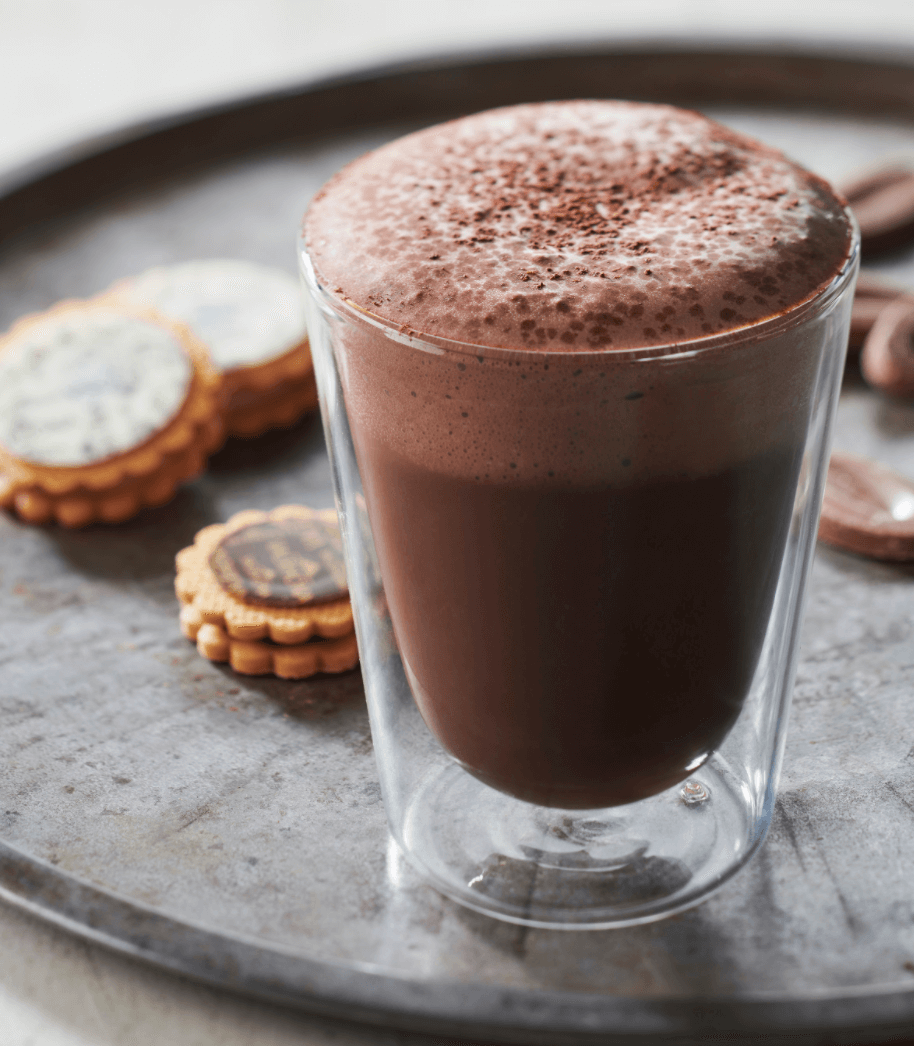 Valrhona Mocha Recipe with Dark Hot Chocolate Mix